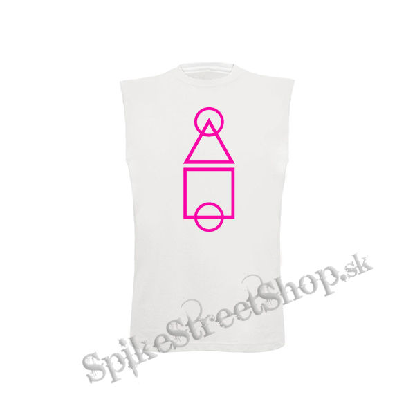 SQUID GAME - Essential - biele pánske tričko bez rukávov