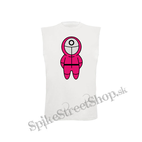 SQUID GAME - Character - biele pánske tričko bez rukávov