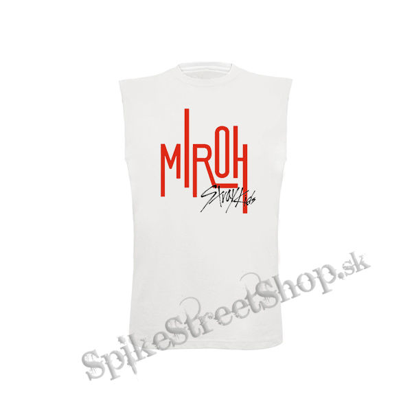 STRAY KIDS - Logo MIROH - biele pánske tričko bez rukávov