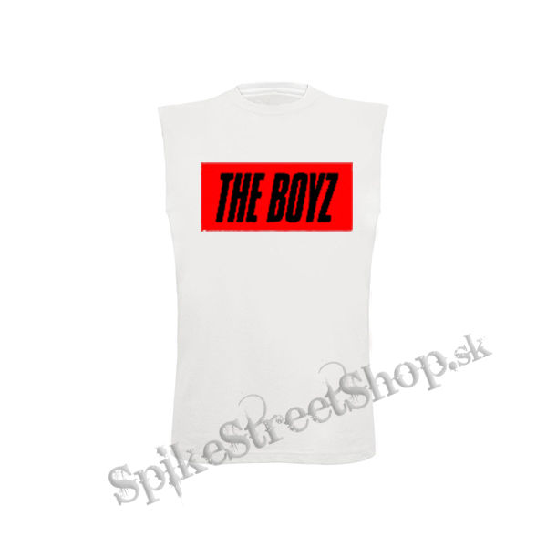 THE BOYZ - Red Logo Debut Album - biele pánske tričko bez rukávov