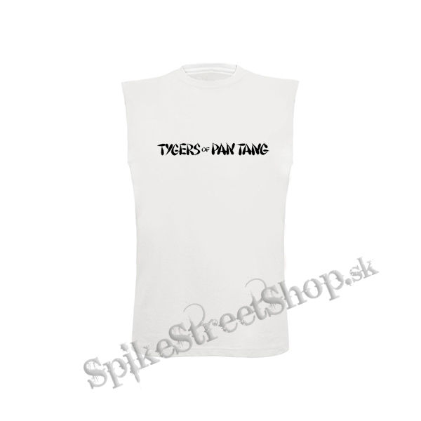 TYGERS OF PAN TANG - Logo Black - biele pánske tričko bez rukávov