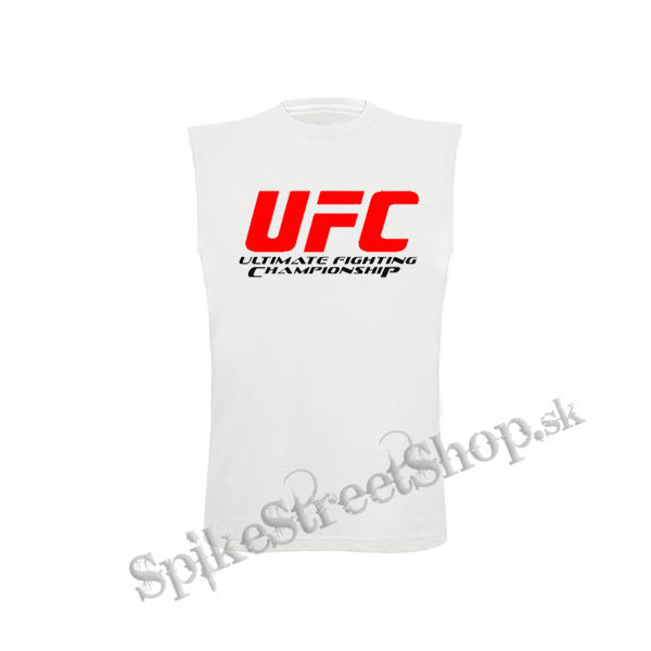 UFC - Ultimate Fighting Championship - biele pánske tričko bez rukávov