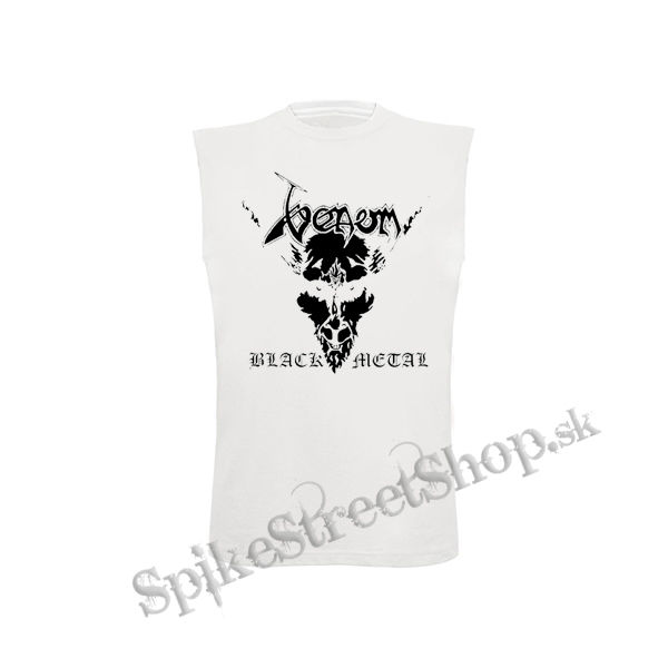 VENOM - Black Metal - biele pánske tričko bez rukávov