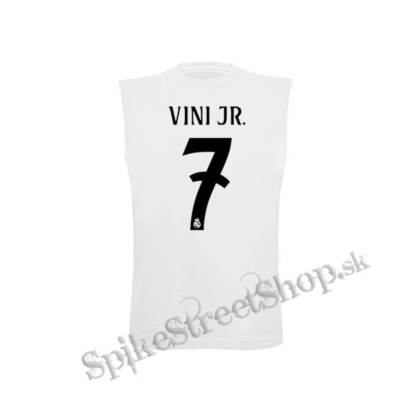 VINICIUS JUNIOR - 7 - biele pánske tričko bez rukávov