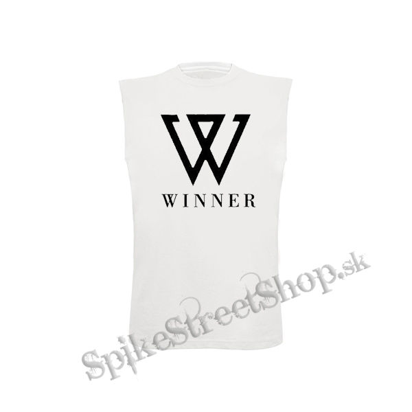 WINNER - Logo K-Pop Band Motive 1 - biele pánske tričko bez rukávov