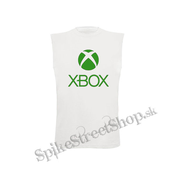 XBOX - Logo Motive 1 - biele pánske tričko bez rukávov