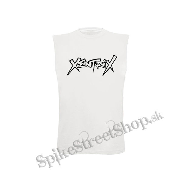 XENTRIX - Logo - biele pánske tričko bez rukávov