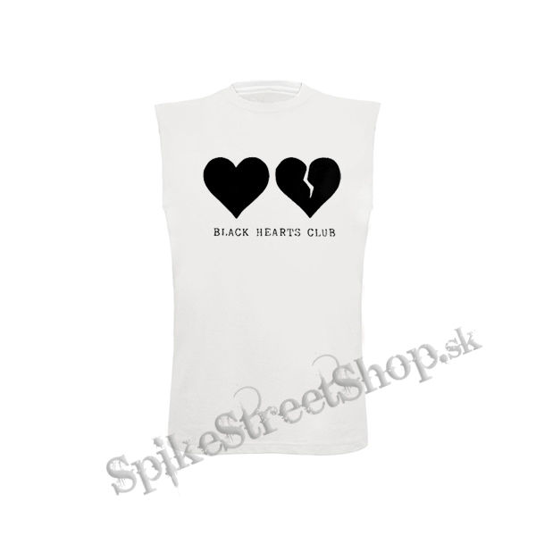 YUNGBLUD - Black Hearts Club - biele pánske tričko bez rukávov