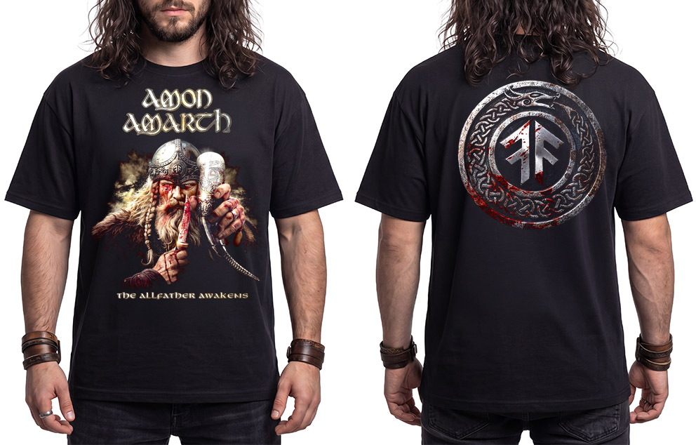AMON AMARTH - The Allfather Awakens - čierne pánske tričko