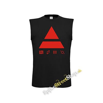 30 SECONDS TO MARS - Red Triad - čierne detské tričko bez rukávov