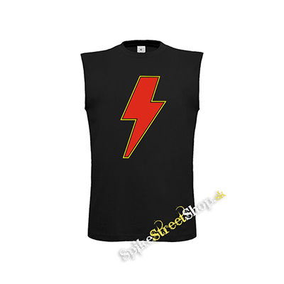 ACDC - Power Up Sign Crest Logo - čierne detské tričko bez rukávov