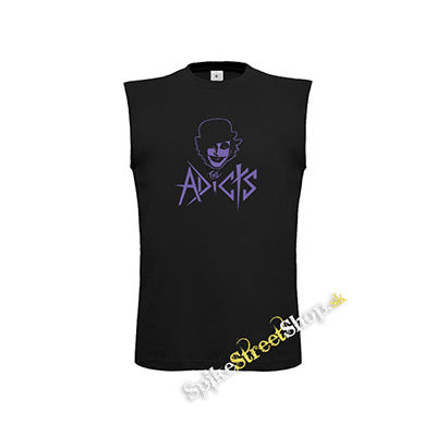 ADICTS - Purple Feline - čierne detské tričko bez rukávov
