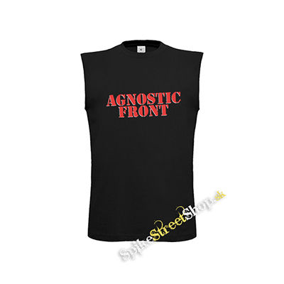 AGNOSTIC FRONT - Logo Red - čierne detské tričko bez rukávov