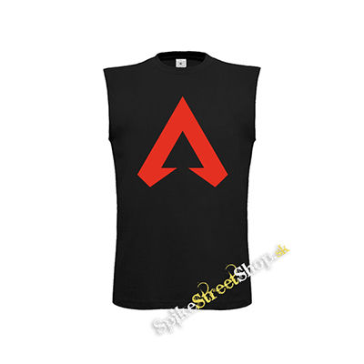 APEX LEGENDS - Red Logo - čierne detské tričko bez rukávov