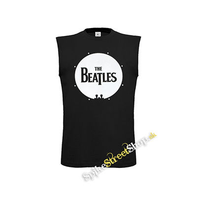 BEATLES - Drum Logo - čierne detské tričko bez rukávov