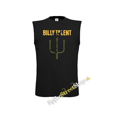 BILLY TALENT - Logo Yellow Green - čierne detské tričko bez rukávov