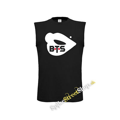 BTS - BANGTAN BOYS - Lips - čierne detské tričko bez rukávov