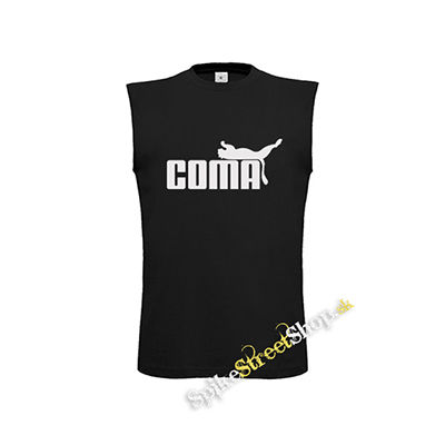 COMA - čierne detské tričko bez rukávov