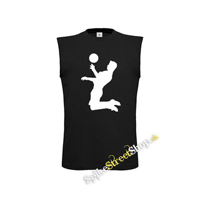 CRISTIANO RONALDO - Silhouette - čierne detské tričko bez rukávov