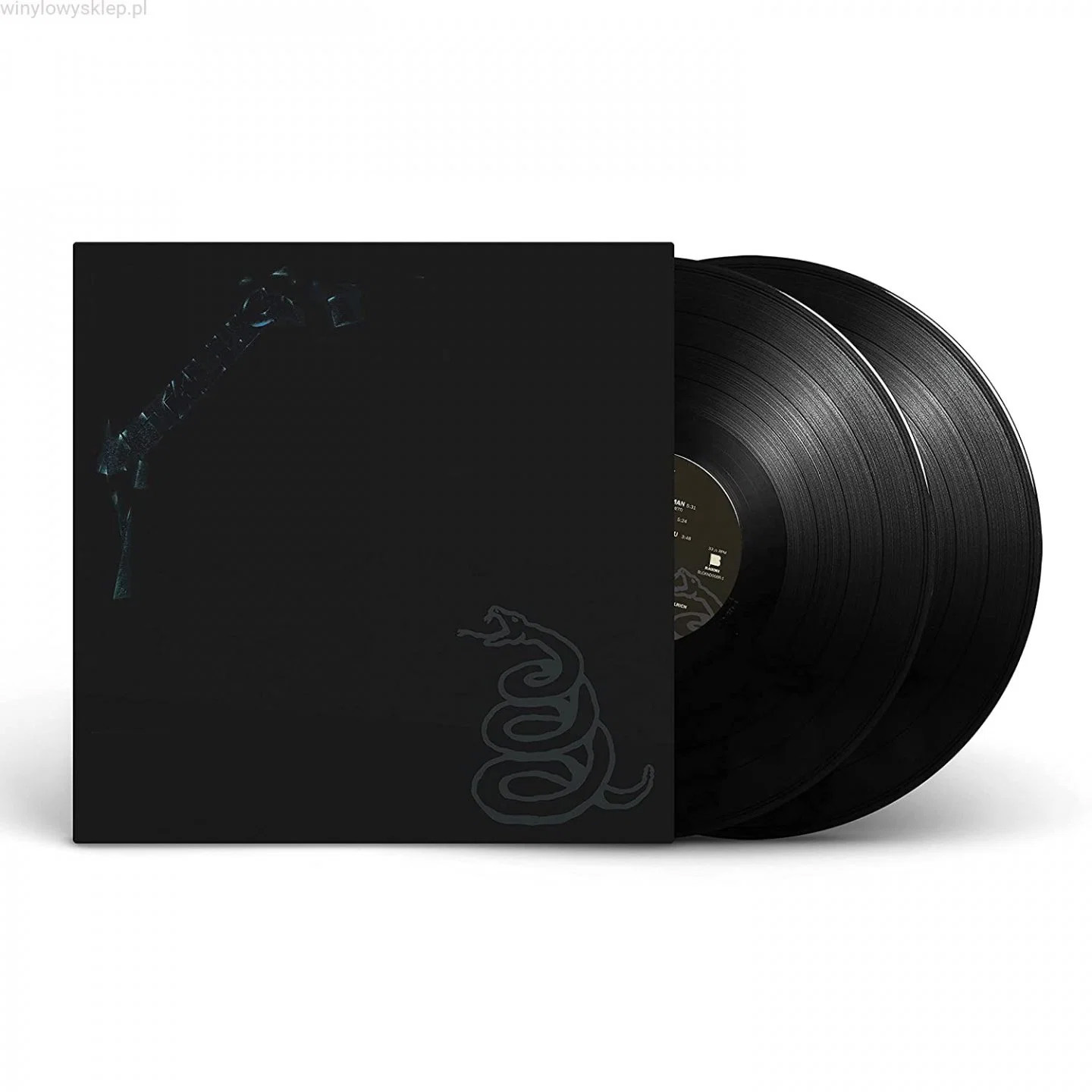 METALLICA - Metallica (The Black Album) LP DOUBLE BLACK VINYL
