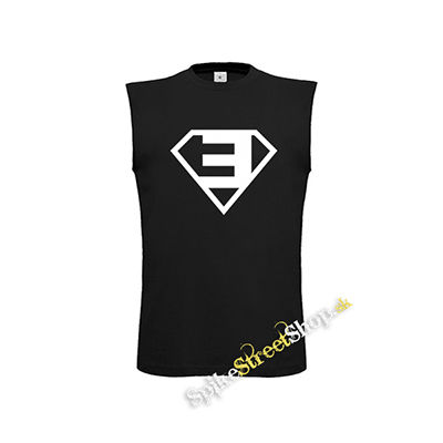 EMINEM - Superman Symbol - čierne detské tričko bez rukávov