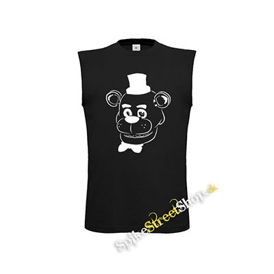 FIVE NIGHTS AT FREDDYS - čierne detské tričko bez rukávov