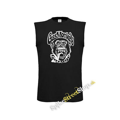 GAS MONKEY GARAGE  Motive 2 - čierne detské tričko bez rukávov