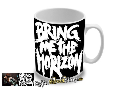 Hrnček BRING ME THE HORIZON - White Logo on Black