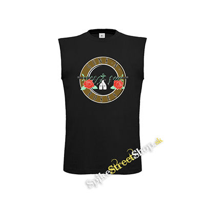 GUNS N ROSES - Classic Logo - čierne detské tričko bez rukávov