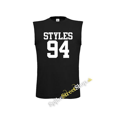 HARRY STYLES - Styles 94 - čierne detské tričko bez rukávov