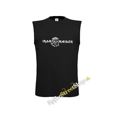 IRON MAIDEN - Logo Motive 2 - čierne detské tričko bez rukávov