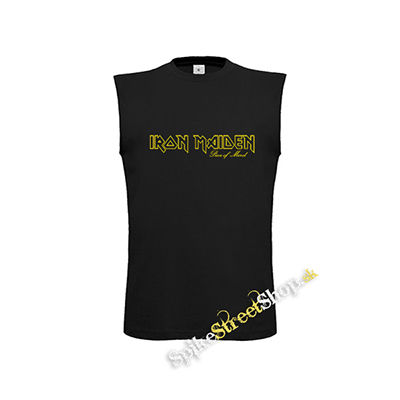 IRON MAIDEN - Piece Of Mind Logo - čierne detské tričko bez rukávov