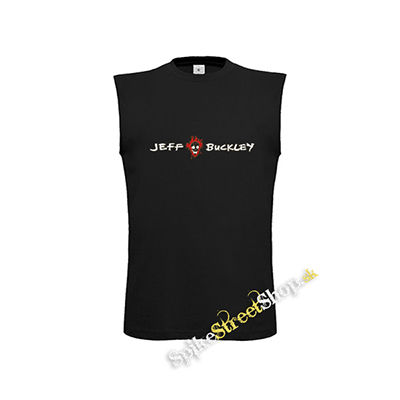 JEFF  BUCKLEY - Logo Skull - čierne detské tričko bez rukávov