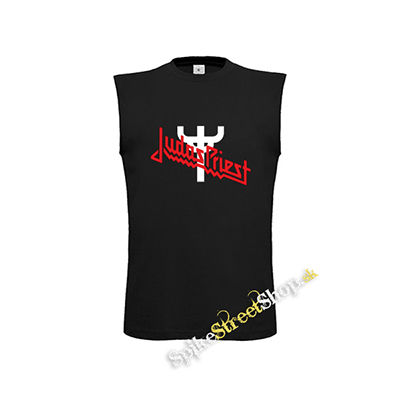 JUDAS PRIEST - Classic Logo Cross Symbol - čierne detské tričko bez rukávov