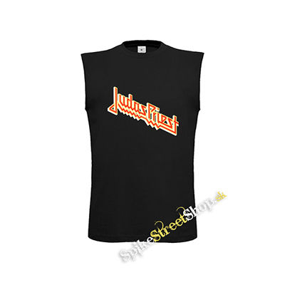 JUDAS PRIEST - Orange Yellow Classic Logo - čierne detské tričko bez rukávov