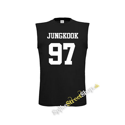 JUNGKOOK - 97 - čierne detské tričko bez rukávov