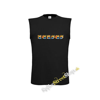 KANSAS - Logo Progressive Rock Band - čierne detské tričko bez rukávov
