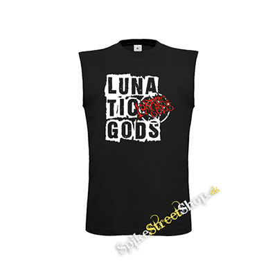 LUNATIC GODS - Logo Lunatic Gods - čierne detské tričko bez rukávov