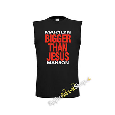 MARILYN MANSON - Bigger Than Jesus - čierne detské tričko bez rukávov
