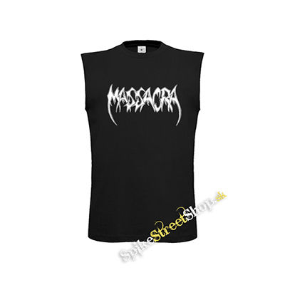 MASSACRA - Logo - čierne detské tričko bez rukávov