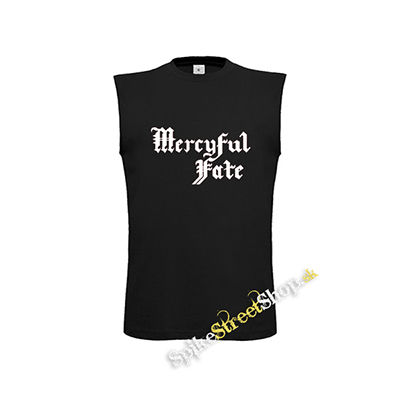 MERCYFUL FATE - Logo White - čierne detské tričko bez rukávov
