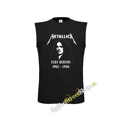METALLICA - Cliff Burton 1962-1986 - čierne detské tričko bez rukávov