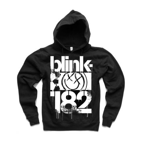 BLINK 182 - Three Bars - čierna pánska mikina