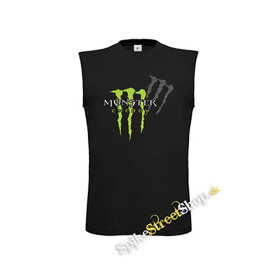MONSTER ENERGY - Logo Honey Bee - čierne detské tričko bez rukávov