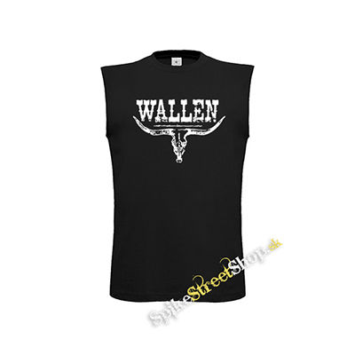 MORGAN WALLEN - Country Music Crest - čierne detské tričko bez rukávov