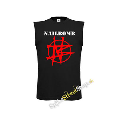 NAILBOMB - Logo Crest - čierne detské tričko bez rukávov