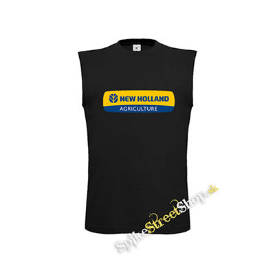 NEW HOLLAND - Agriculture Logo - čierne detské tričko bez rukávov