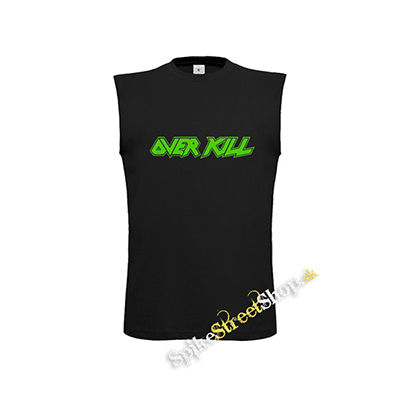 OVERKILL - Logo Green - čierne detské tričko bez rukávov