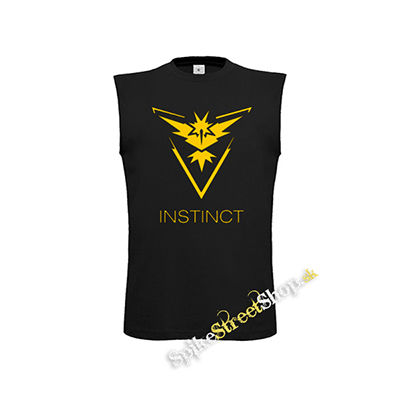 POKEMON - Instinct - čierne detské tričko bez rukávov
