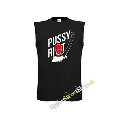 PUSSY RIOT  Motive 2 - čierne detské tričko bez rukávov